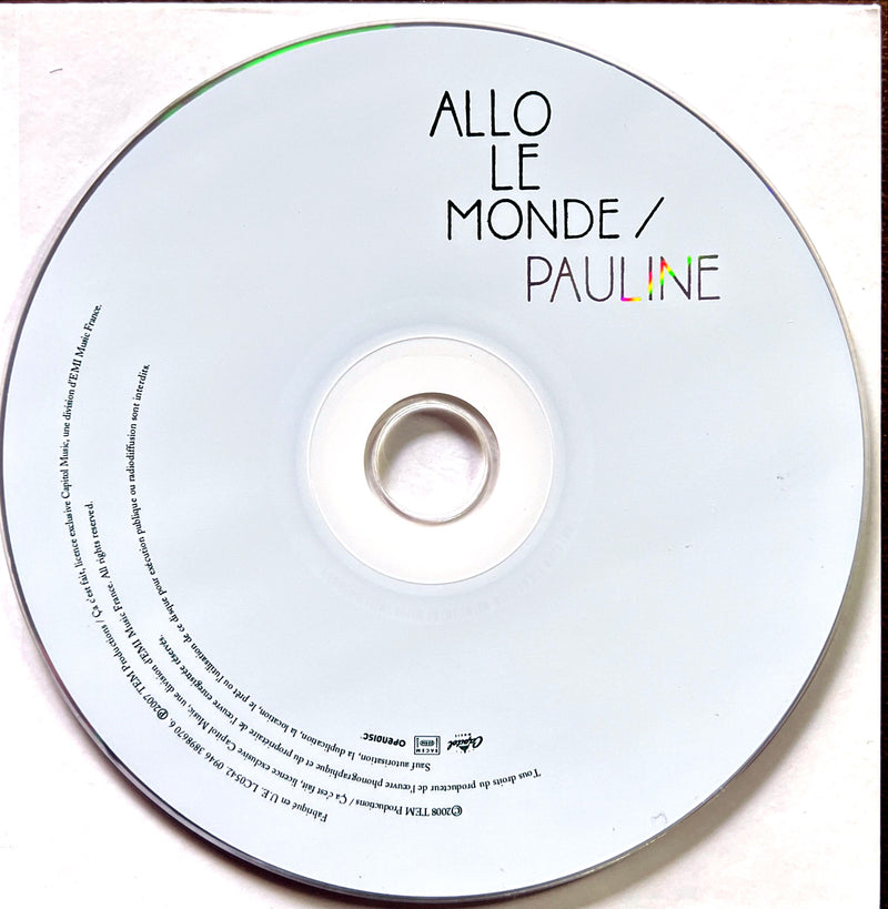 Pauline CD Single Allo Le Monde (NM/NM)