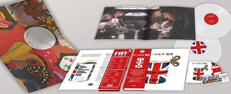 Beatles 2xLP + DVD Beatles in Tokyo Vinyle Blanc Coffret, Tirage limité