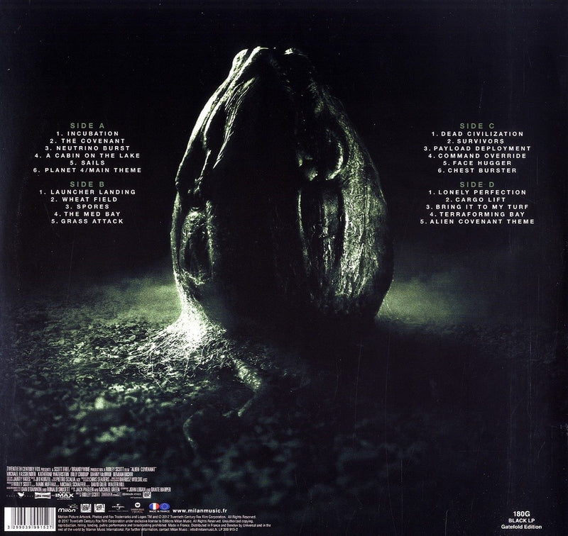 Jed Kurzel ‎2xLP Alien: Covenant - Europe